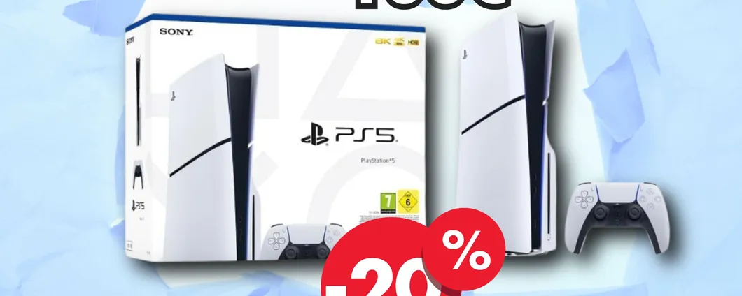 MINIMO STORICO per la PS5 Slim su Amazon OLTRE 100€ DI SCONTO!