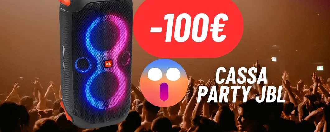 Tutto pronto per la FESTA con la cassa JBL Partybox in MEGA SCONTO (-100€)