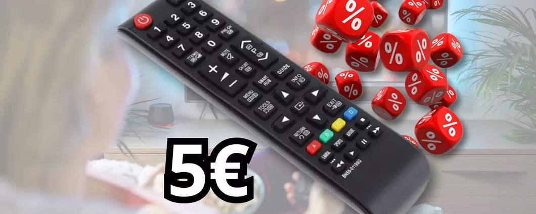 SOLO 5€ per il Telecomando MAGICO che funziona con tutti gli Smart TV!