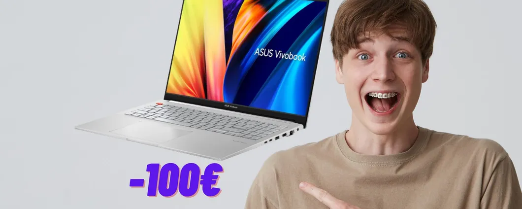 Sconto di 100€ sul notebook definitivo di Asus IN OFFERTA su AMAZON