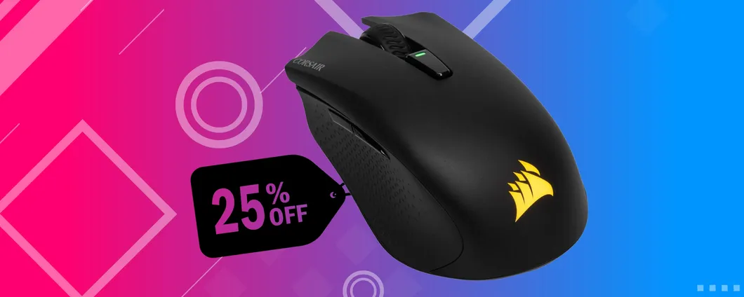 Mouse da gaming wireless CORSAIR HARPOON al 25%: gioca da PRO