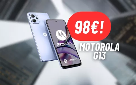 SCENDE SOTTO I 100€ il Motorola G13: ABBATTUTO il prezzo su eBay
