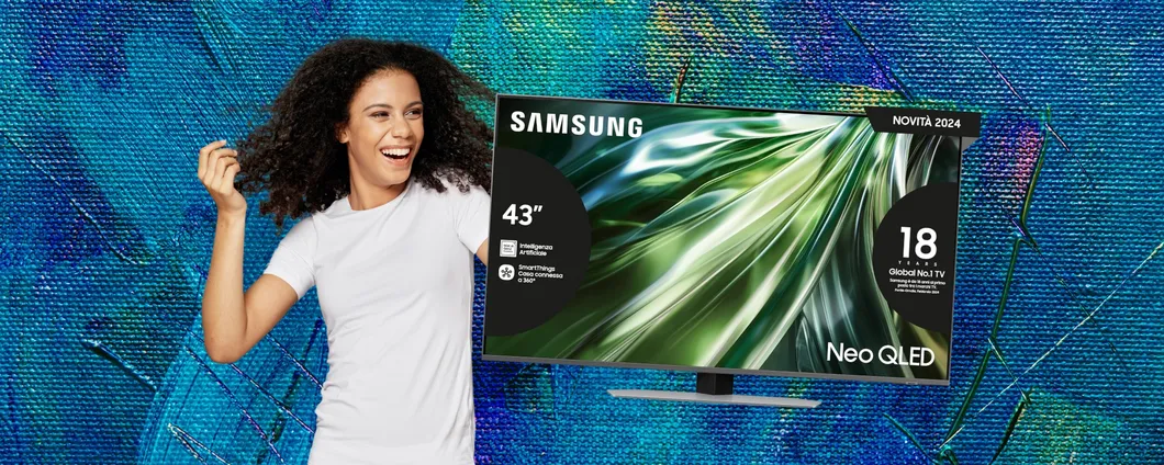 Amazon IMPAZZISCE: Smart TV Samsung Neo QLED da 43