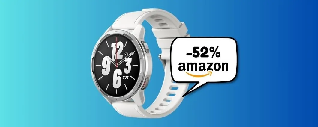 OUTLET AMAZON: Xiaomi Watch S1 Active SCONTATO del 52%, corri a prenderlo!