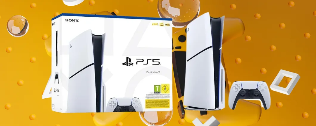 Porta la PS5 Slim a casa tua + DualSense incluso, con uno sconto di 90€