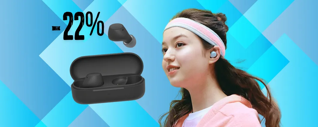 Sony WFC510: cuffiette wireless super comode e leggere con ricarica rapida