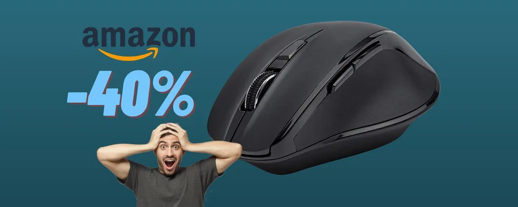 Puoi dire addio ai fili col Mouse Wireless di Amazon a soli 11€
