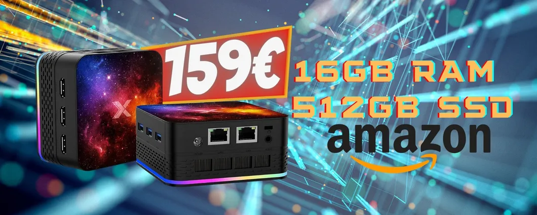 Una BOMBA di mini PC a un prezzo MINUSCOLO: 16GB RAM e 512GB SSD