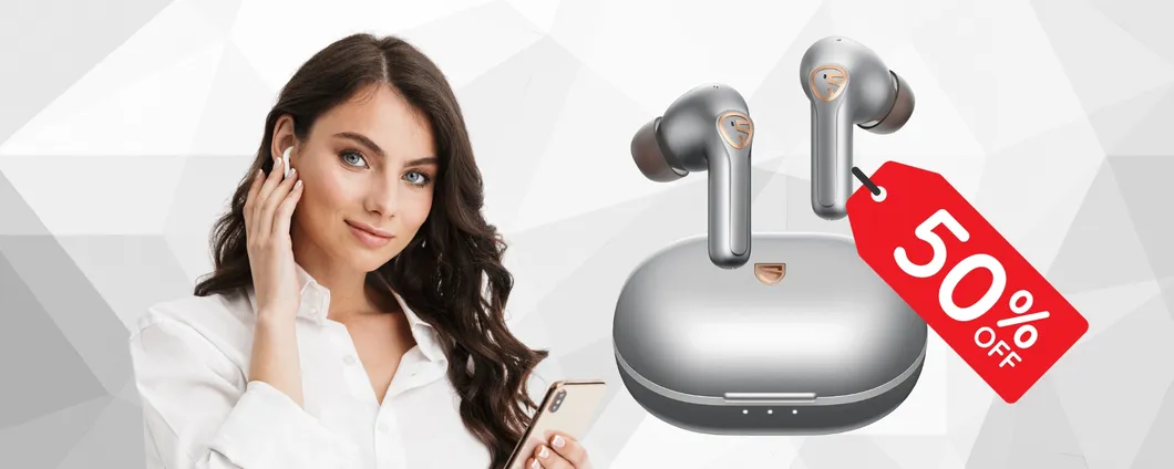 SoundPEATS H2 in SCONTO ESAGERATO su Amazon (50%)