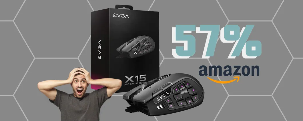 EVGA: il mouse da gaming con 14 tasti è a MENO DI META' PREZZO