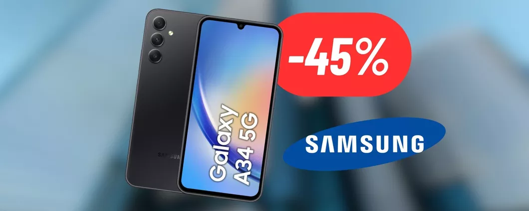179€ RISPARMIATI sul Samsung Galaxy A34: eBay lancia la promo sullo smartphone ad un PREZZO OUTLET