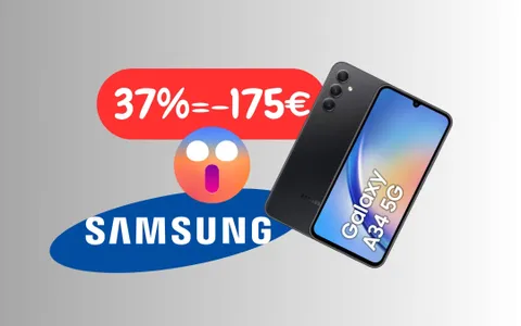 SCONTO DEFINITIVO sul Samsung Galaxy A34: RISPARMIO MAX