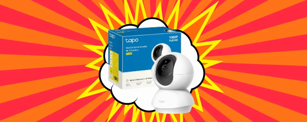 Monitora tutta casa con la Telecamera Wi-Fi da interno Tapo a soli 19€