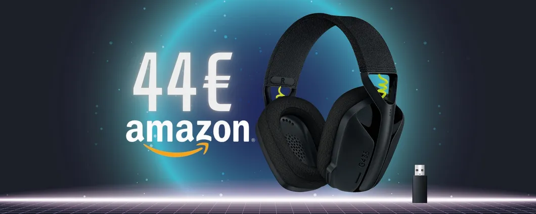 Logitech G435 LIGHTSPEED: comfort e audio al top a meno di 45 euro