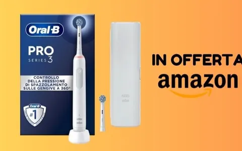 Spazzolino elettrico Oral-B ora IN OFFERTA su Amazon!