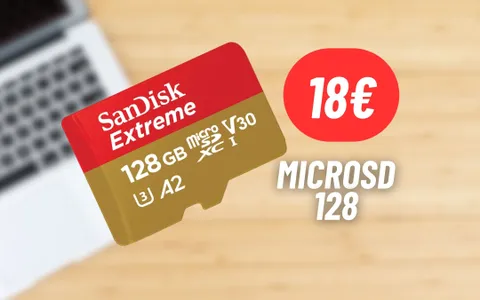 microSD di SanDisk da 128GB ad un PREZZO STRACCIATO: sconto shock