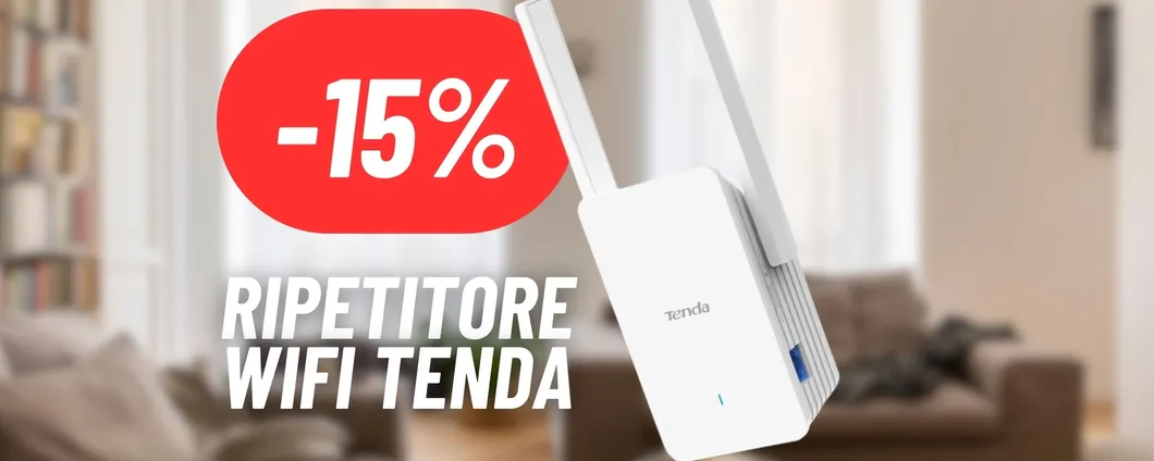 Potenzia la tua rete WiFi con il Ripetitore Tenda in PROMOZIONE Amazon