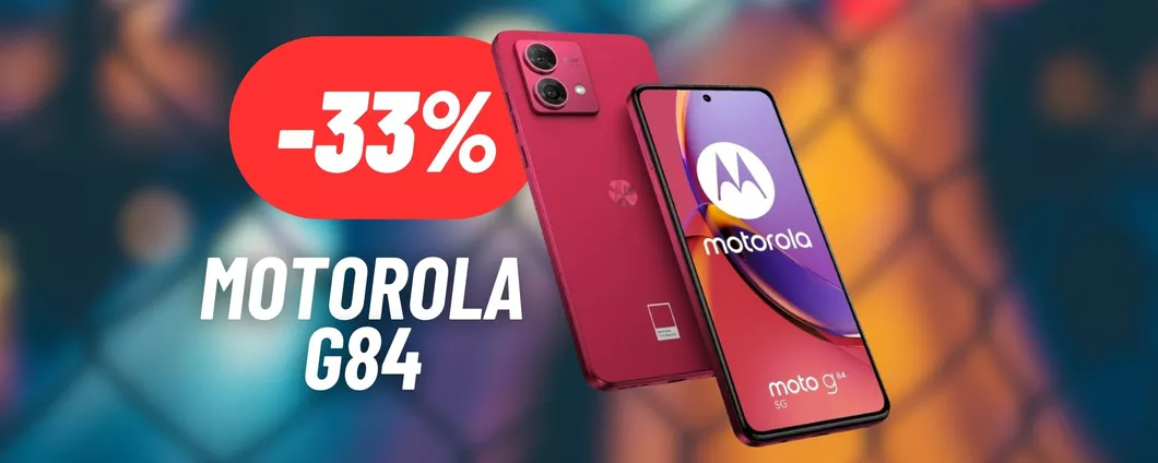 Motorola G84 con lo sconto attivo su Amazon è un BEST BUY assoluto