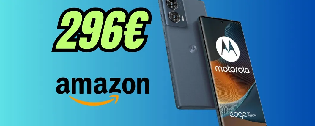 Motorola Edge 50 Fusion SFONDA il muro dei 300€ (-34%)