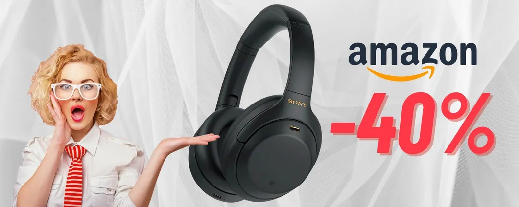 Un'OFFERTA BOMBA su Amazon per le Cuffie Wireless Sony WH-1000XM4