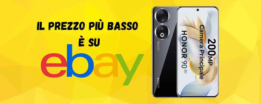 Honor 90 5G su eBay al PREZZO più BASSO del Web (-29%)