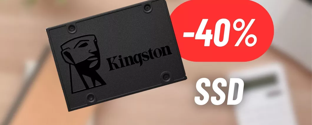 SSD INTERNO a prezzo outlet su Amazon: promo sul prodotto Kingston