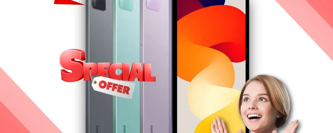 SCONTI IMPERDIBILI XIAOMI: scopri il TABLET REDMI PAD SE 8+ a prezzo bassissimo!