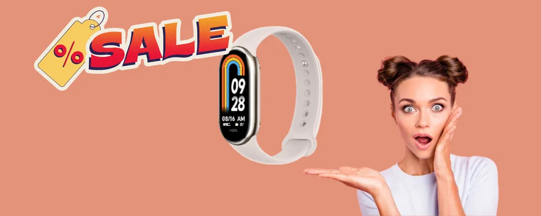 Xiaomi Smart Band 8 a meno di 30€ con la promo esclusiva Amazon