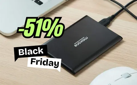 Hard disk esterno compatibile con PlayStation e Xbox in promo (-51%)