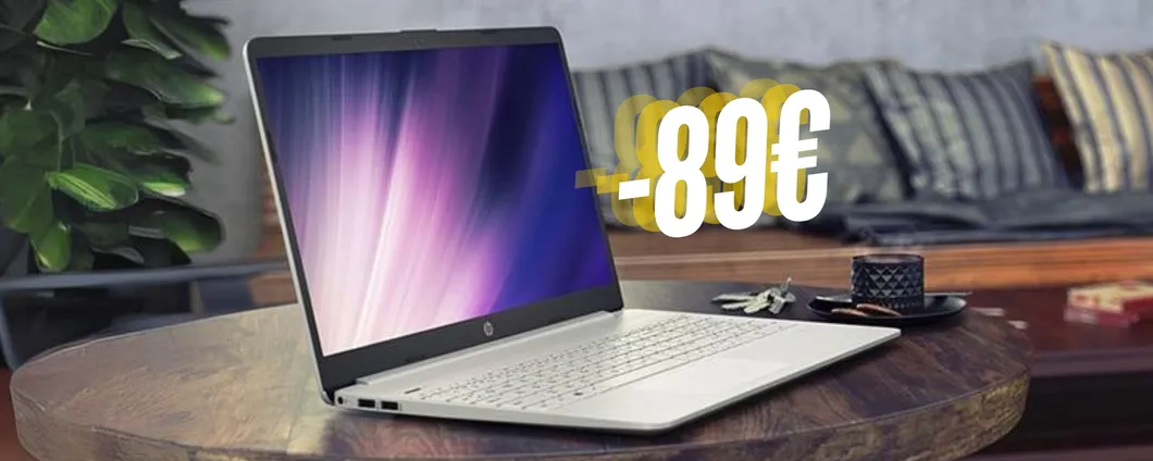 Notebook HP da 15,6 pollici con Ryzen 3 e Windows 11 tuo a soli 379€