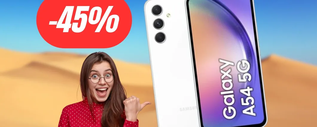 Samsung Galaxy A54: SCONTATO DEL 45% è più di un semplice BEST BUY