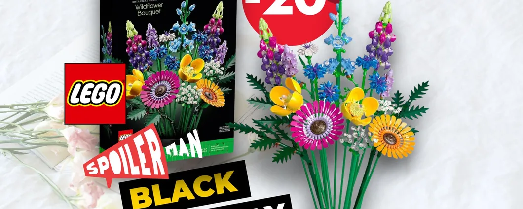 Lego Bouquet di Fiori Selvatici: la composizione PERFETTA a prezzo piccolissimo