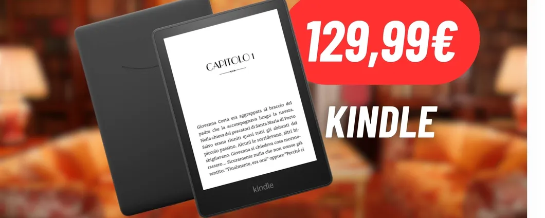 Porta la tua intera libreria sempre a spasso con il Kindle Paperwhite da 16GB a PREZZO SCONTATISSIMO