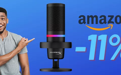 OFFERTA per il Microfono a condensatore HyperX DuoCast su Amazon!