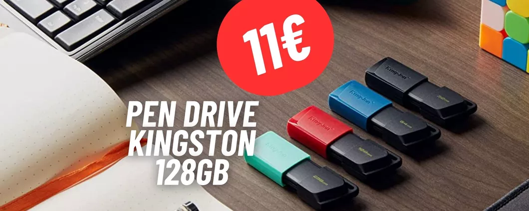 Pen Drive Kingston da 128GB in MAXI SCONTO su Amazon: ampio storage e velocità
