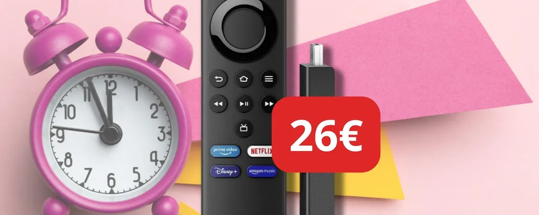 BOMBA PRIME DAY: solo 26€ per Amazon Fire TV Stick con telecomando Alexa!