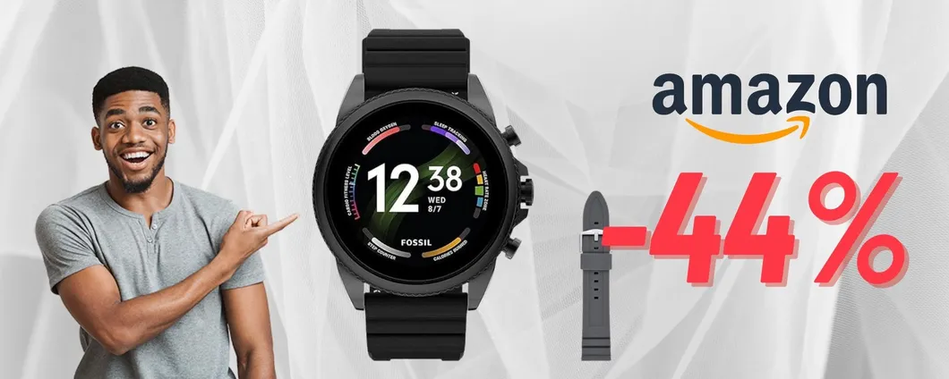 Smartwatch Fossil, da oggi 150€ di SCONTO su Amazon!
