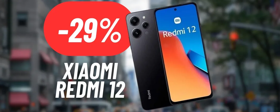 CALA A PICCO il prezzo di Xiaomi Redmi 12: sconto shock su Amazon