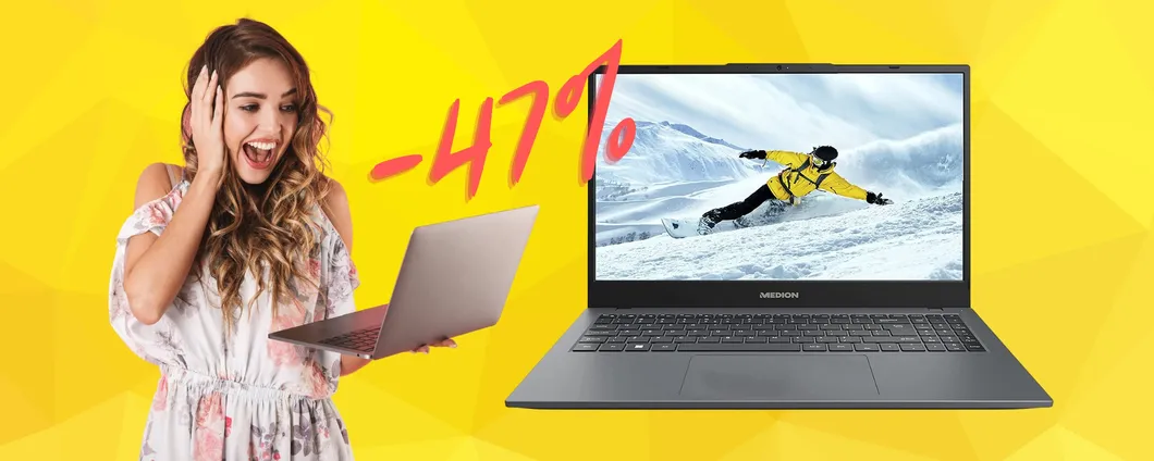Notebook con Intel Core i5 e Windows 11 in SCONTO al 47%