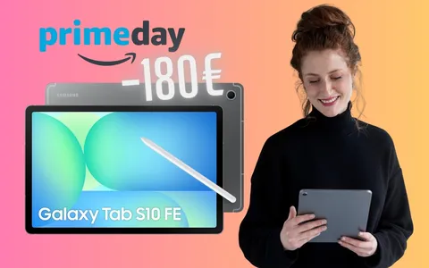 SCONTO di 180€ su Amazon per Samsung Galaxy Tab S10 FE con S Pen inclusa