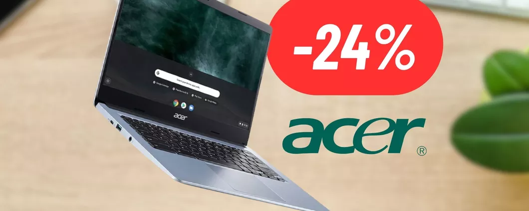 Il Chromebook DEFINITIVO è Acer: MEGA SCONTO del 27% su Amazon
