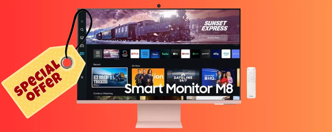 Samsung Smart Monitor SCONTATISSIMO AL 42% (oggi risparmi quasi 300 EURO!)