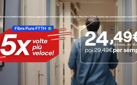 Virgin PROMO FTTH: Fibra a meno di 25 euro mensili
