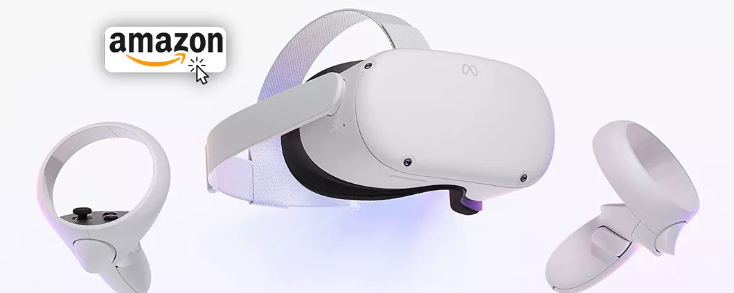 Meta Quest 2, il visore VR in OFFERTA a soli 399,99€ su Amazon (-27%)