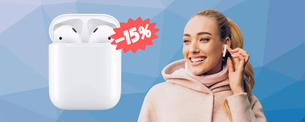 Le INIMITABILI AirPods 2 sono in OFFERTA su Amazon al 15%