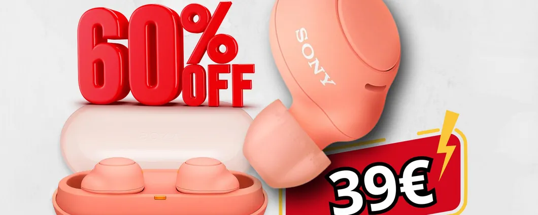 ATTENZIONE: SOLO 39 EURO per Sony Cuffie True Wireless che CROLLANO del 60% su Amazon!