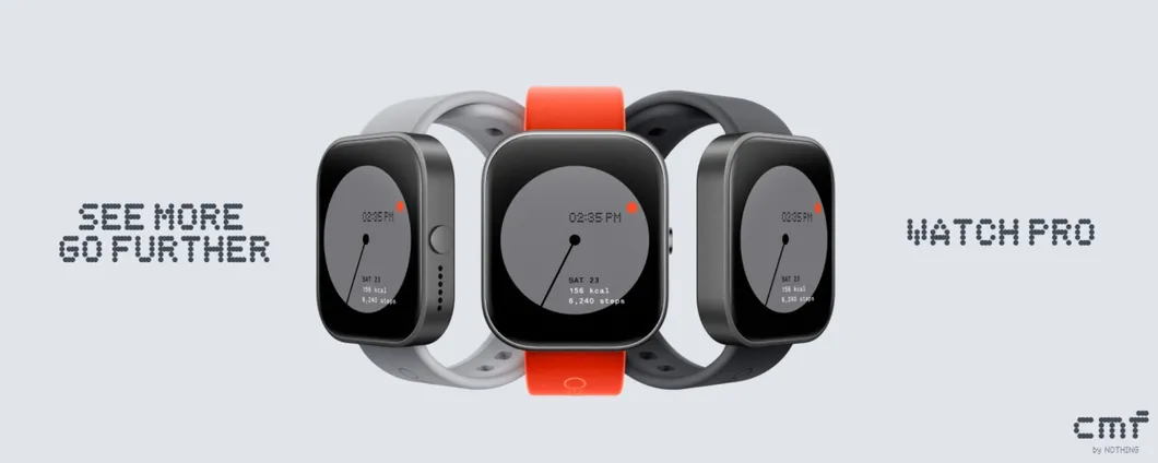 CMF Watch Pro: generoso display AMOLED, microfono per chiamate e GPS