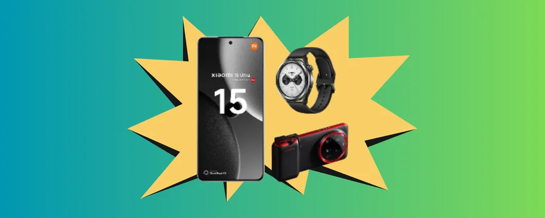 Xiaomi 15 Ultra con Watch S4 e Photography Kit: bundle eccezionale a 300€ in meno