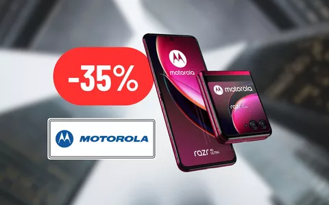 Motorola razr 40 Ultra: smartphone con lo schermo PIEGHEVOLE al 35% di sconto
