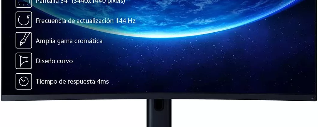 Monitor curvo da gaming 34'' Xiaomi: GRANDISSIMO SCONTO su Amazon di 150,00 Euro